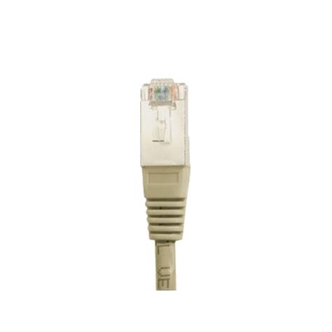 Câble RJ45 Patch blindé F UTP CAT5e Droit 10m gris Vente câble RJ45 F