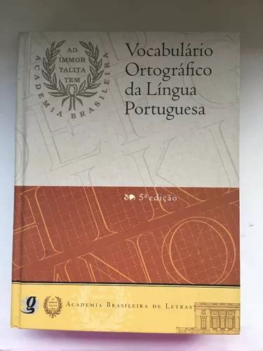 Livro Vocabul Rio Ortogr Fico Da L Ngua Portuguesa Ed F