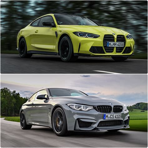 Photo Comparison New Bmw M4 G82 Vs F82 M4