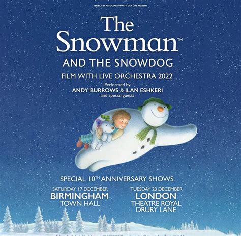 The Snowman and the Snowdog – Special 10th anniversary Shows ...