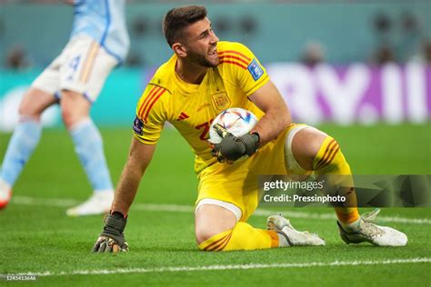 Unai Simon of Spain during the FIFA World Cup Qatar 2022 match, Round... News Photo - Getty Images