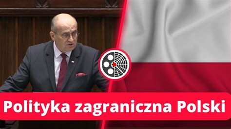 Polityka Zagraniczna Polski Informacja Ministra Raua Cz Youtube