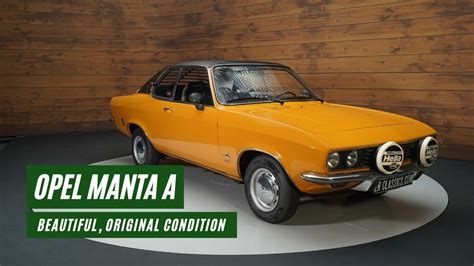 Opel Manta A Restored Rare European Car Video