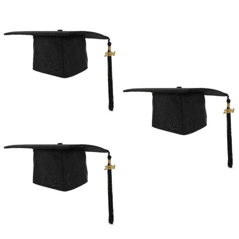 3pcs Graduation Cap Graduation Tassel Hat Decorative Adult Hat Cosplay Costume Ebay