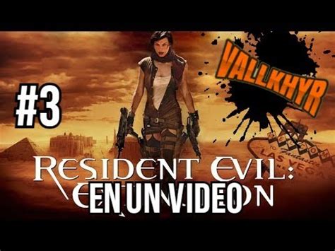 RESUMEN EN 13 MINUTOS RESIDENT EVIL 3 EXTINCION PELICULA YouTube