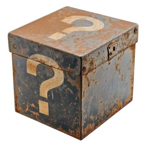 Premium Photo A Mystery Box With Question Mark On It