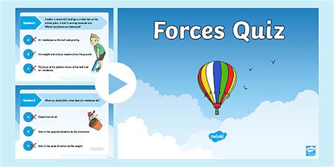 Forces Quiz Hecho Por Educadores Twinkl