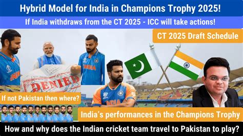 Champions Trophy Govt Denied India Tour Of Pakistan Jaypedia