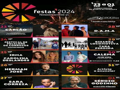 Festas De Corroios Cartaz E Programa Programas Das Festas