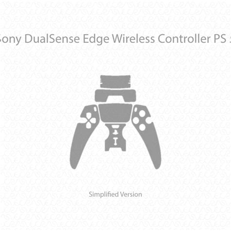 Sony Dualsense Edge Controller Ps5 Template Vector 2023 By Vecras