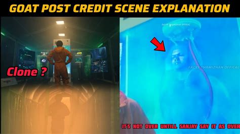 Goat Movie Post Credit Scene Explained Thalapathy Vijay Venkat Prabhu