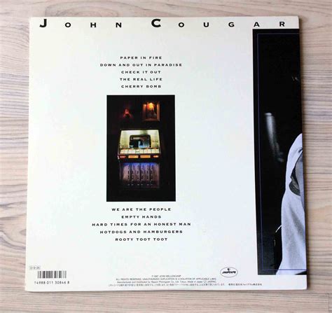 Vinilo John Cougar Mellencamp The Lonesome Jubilee 1ª Ed Japón