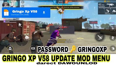 MOD MENU Free Fire Gringo XP V52 Mediafire 2023 Anti Blacklist Anti