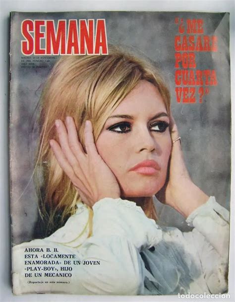 BRIGITTE BARDOT SEAN CONNERY JOHN LENNON MAURICE CHEVALIER REVISTA