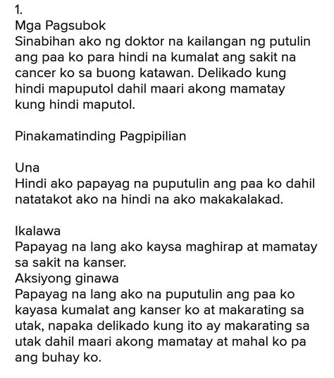 Patulong Po Kahit Isa Lng Basta Kumpleto Sariling Sagot Po Yan