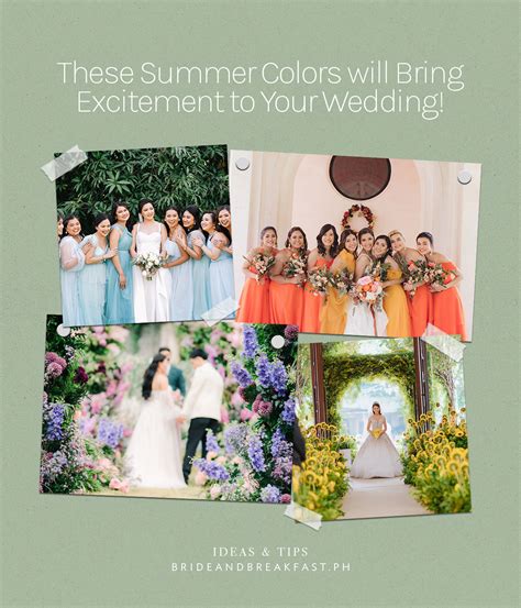 Summer Wedding Colors | Philippines Wedding Blog