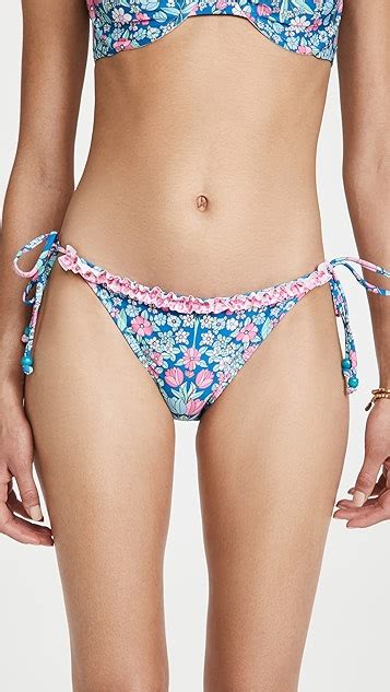 Shoshanna Ruffle String Bikini Bottoms Shopbop