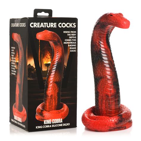 Creature Cocks King Cobra Silicone Dildo Kinkii Klosett Adult Store