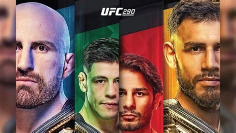 UFC 290 Horario cartelera y dónde ver la pelea de Brandon Moreno y