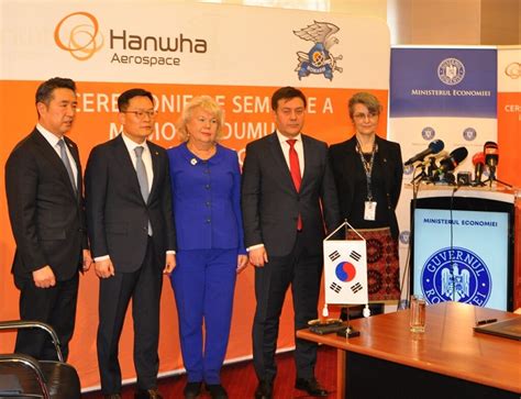 Semnarea Memorandumului De N Elegere Ntre Hanwha Aerospace I Romarm