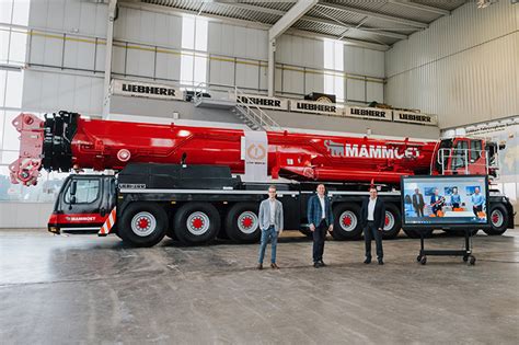 Mammoet Takes Delivery Of First Ever Liebherr Ltm Mobile