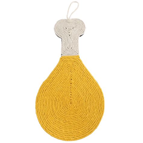 Cat Scratcher Pad Scratching Mat Scratch Hanging Natural Sisal Wall ...