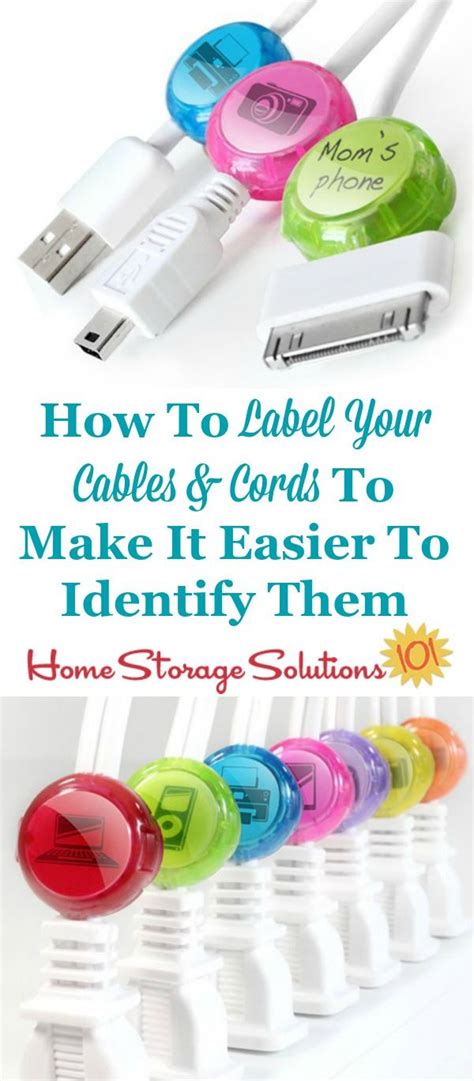 How To Labels Cords Wires And Cables Youve Got For Various Electronics In Your Home So You