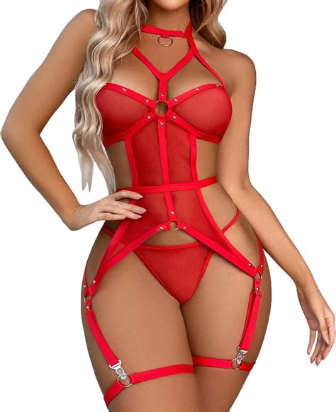 Erotische Dessous Reizwäsche Lingerie Nachtkleid G String Sleepwear