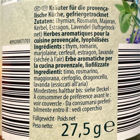 ROKSH Gewürze LE GUSTO gefriergetrocknete Kräuter der Provence 27 5g