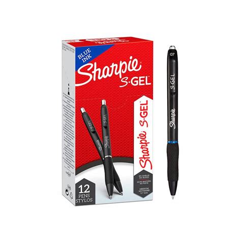 Boligrafo Sharpie Retractil Tinta Gel Punta Mm Color Azul