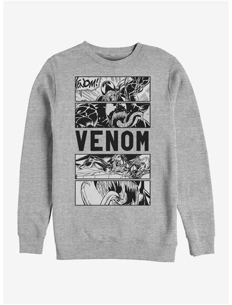 Marvel Venom Panels Sweatshirt Black Hot Topic