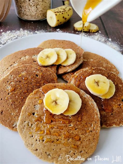 Pancakes Aux Flocons De Sarrasin La Banane Recettes En Flocons