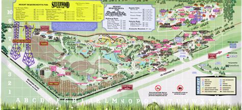 Silverwood Lake Map Of Park