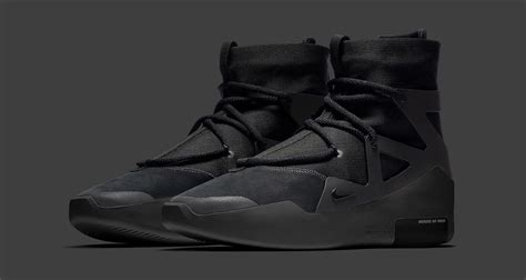 Nike Air Fear Of God 1 Gets The Triple Black Treatment Nice Kicks