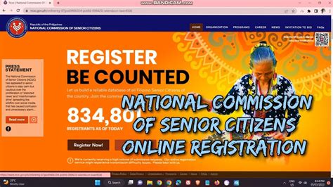 Ncsc National Commission Of Senior Citizens Online Registration