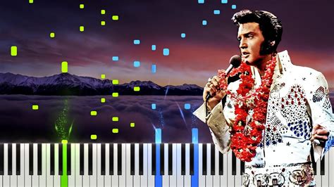 Cant Help Falling In Love Elvis Presley Piano Tutorial Youtube