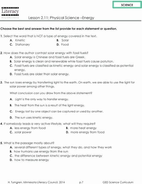 Work Power And Energy Worksheet Pdf