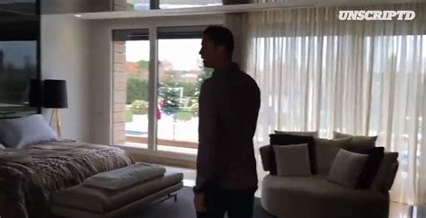 Football Player Cristiano Ronaldo at his Modern House in Madrid, Spain