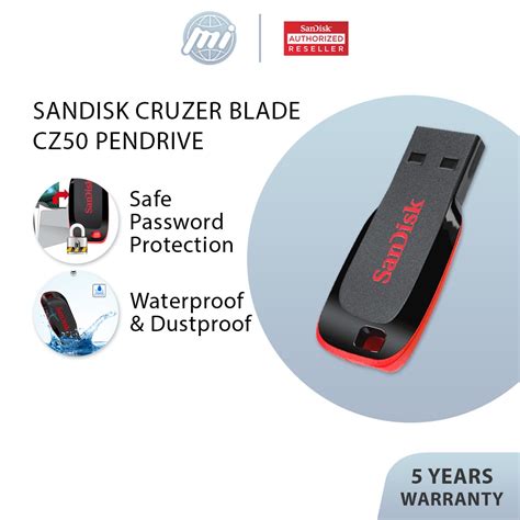 Original Sandisk Cruzer Blade Usb 2 0 Flash Drive 8 Gb 16 Gb 32 Gb 64 Gb 128 Gb Cz50 Shopee