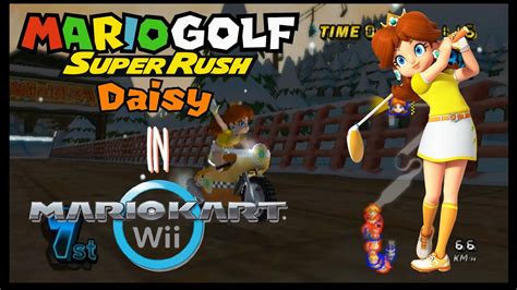 GOLF DAISY In MKWii Mario Golf Super Rush Fireflower Cup Showcase