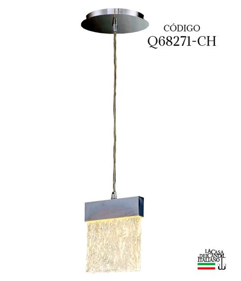 Candil Moderno Con Cristal Q68271 CH Candil Italiano