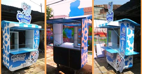 Outdoor Booth-Milk Drink carts - Food and Baverage carts Design idea