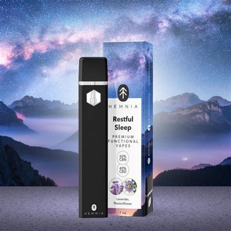 Restful Sleep Vape Hemnia 40 Cbd 60 Cbn 1ml ⋆ Cbdpredajnask