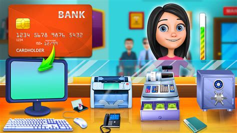 Real Bank Manager & Cashier Games - ATM Cash Simulator Games for Kids ...