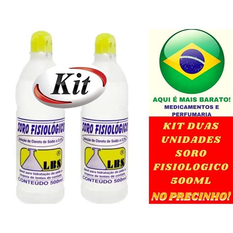 Soro Fisiológico Farmax Arboreto ADV LBS 500ml KIT LEVE 2