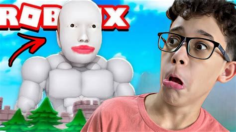 Deu Ruim No Desafio Da Cabe A Gigante Roblox Youtube