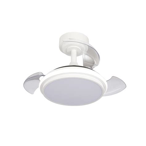 Ventilador Led Antila Mini Xs Blanco W Lm Cct Cristalrecord