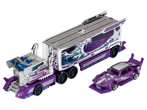 Ciężarówka z samochodzikiem Hot Wheels Hot Wheels Zabawki dla dzieci fanLIDLA pl