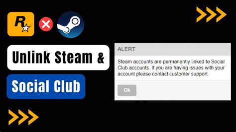 How To Unlink Steam From Social Club Youtube