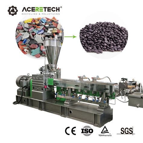 Aceretech Tuv Certification Plastic Compounding Twin Screw Extruder